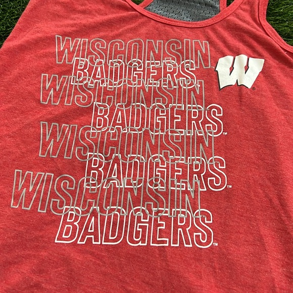 Wisconsin Badgers Racer Back Tank Top - Picture 3 of 5